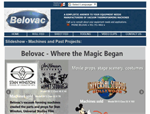 Tablet Screenshot of belovac.com